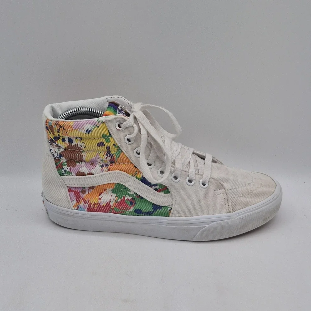 Vans Sk8-Hi Together As Ourselves Shoes Womens Size 8 Multicolor High Top Canvas